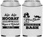 Custom Bachelor Party Neoprene Can Coolers - Wig Or Stache | 40058
