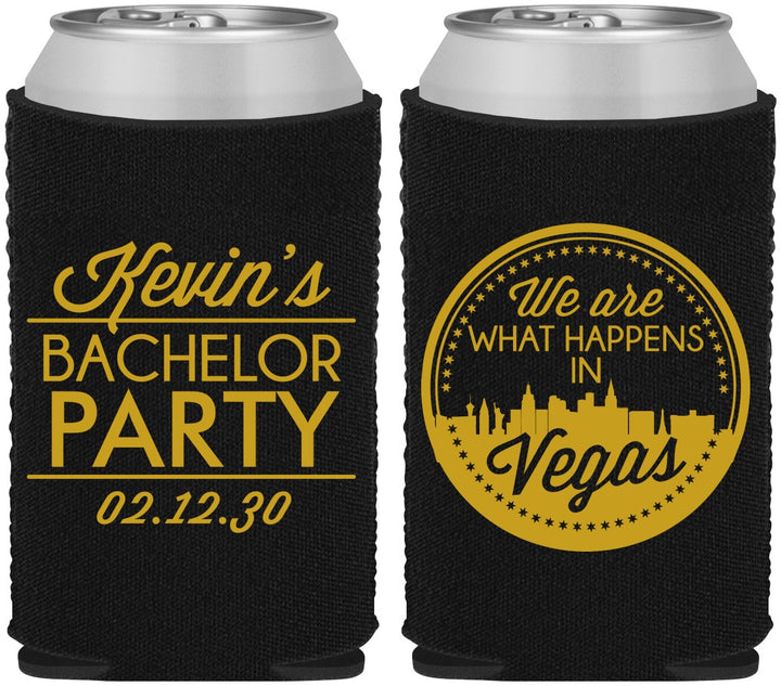 Custom Bachelor Party Neoprene Can Coolers - Last Vegas | 40060