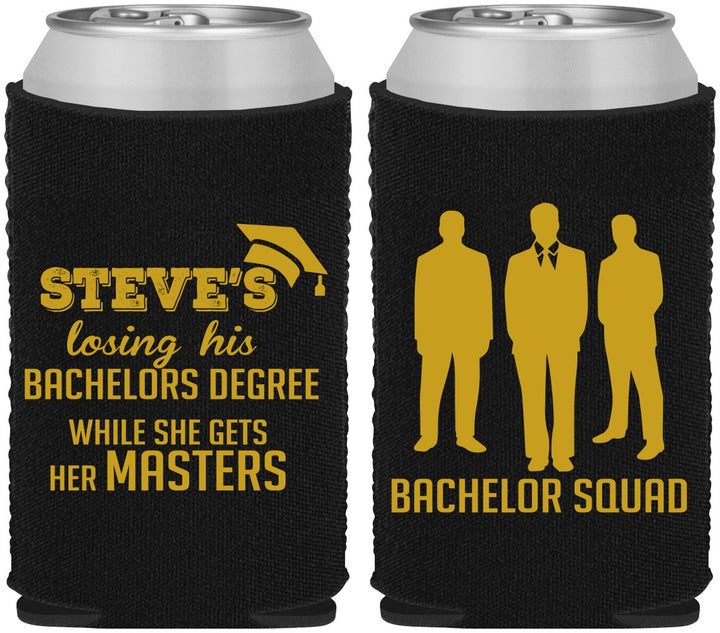 Custom Bachelor Party Neoprene Can Coolers - Squad | 40068