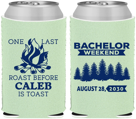 Custom Bachelor Party Neoprene Can Coolers - Camping | 40079