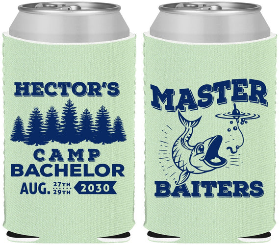 Custom Bachelor Party Neoprene Can Coolers - Fishing | 40081
