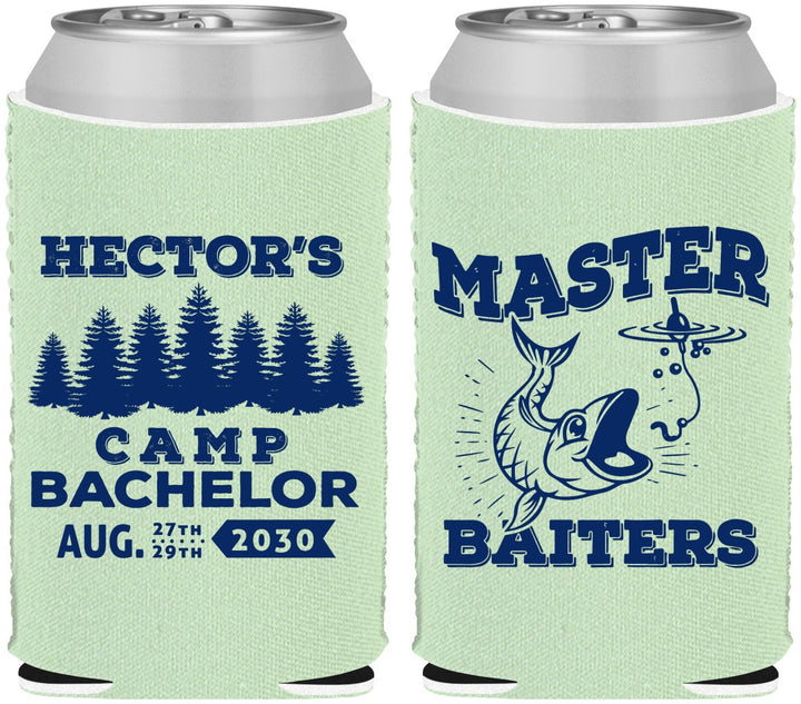 Custom Bachelor Party Neoprene Can Coolers - Fishing | 40081