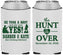 Custom Wedding Neoprene Can Coolers - The Hunt Is Over | 403
