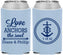 Custom Wedding Neoprene Can Coolers - Love Anchors The Soul | 405