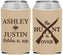 Custom Wedding Neoprene Can Coolers - The Hunt Is Over | 412