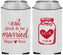 Custom Wedding Neoprene Can Coolers - Mason Jar | 415