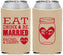 Custom Wedding Neoprene Can Coolers - Eat Drink Be Married | 417
