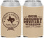 Custom Wedding Neoprene Can Coolers - Country Texas | 424