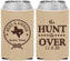 Custom Wedding Neoprene Can Coolers - The Hunt Is Over | 426