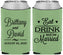 Custom Wedding Neoprene Can Coolers - Eat Drink Be Married | 430