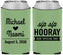 Custom Wedding Neoprene Can Coolers - Sip Sip Hooray | 437