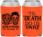 Custom Wedding Neoprene Can Coolers - Til Death Do Us Part | 441