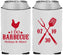 Custom Wedding Neoprene Can Coolers - I Do Barbecue Bbq | 445