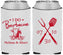 Custom Wedding Neoprene Can Coolers - I Do Barbecue Bbq | 447