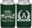 Custom Wedding Neoprene Can Coolers - Monogram | 464