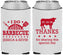 Custom Wedding Neoprene Can Coolers - I Do Barbecue Bbq | 468