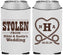 Custom Wedding Neoprene Can Coolers - Stolen Monogram | 474