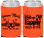 Custom Wedding Neoprene Can Coolers - Motorcycle | 493