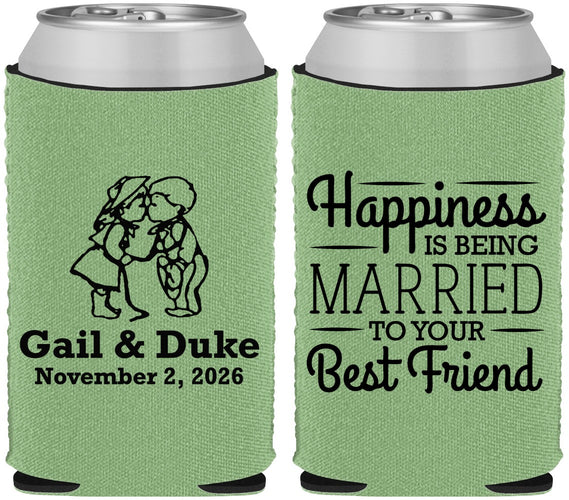 Custom Wedding Neoprene Can Coolers - Best Friend | 499