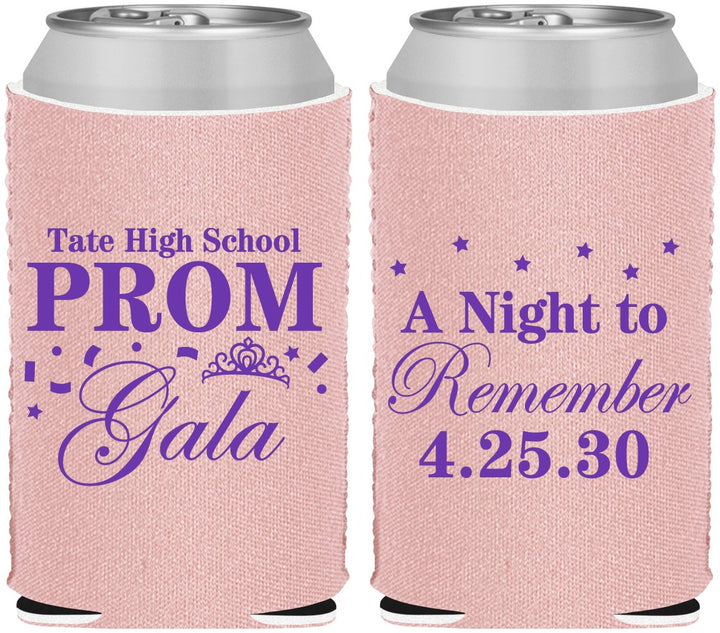 Custom Prom Neoprene Can Coolers - A Night To Remember | 50003