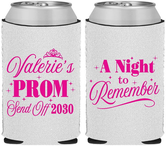 Custom Prom Neoprene Can Coolers - Send Off | 50006