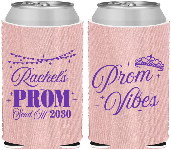 Custom Prom Neoprene Can Coolers - Send Off | 50007