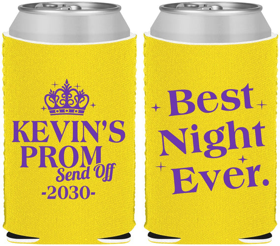 Custom Prom Neoprene Can Coolers - Send Off | 50009