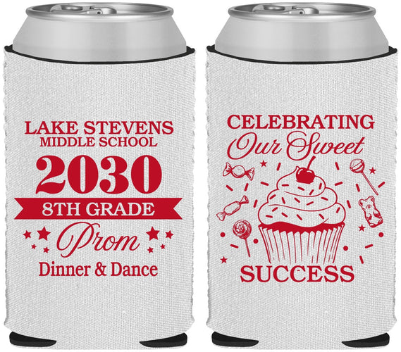 Custom Prom Neoprene Can Coolers - 8th Grade Dance | 50013