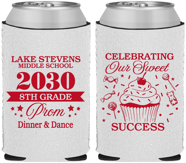 Custom Prom Neoprene Can Coolers - 8th Grade Dance | 50013