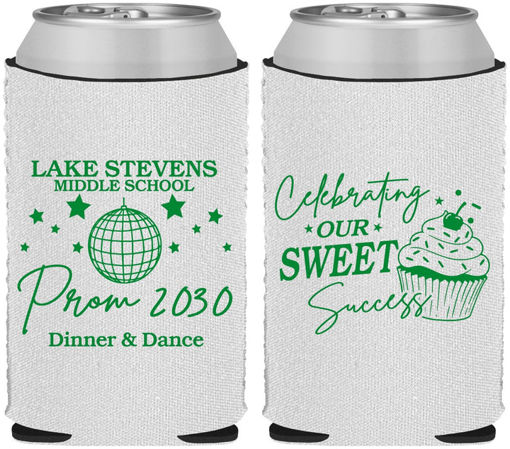 Custom Prom Neoprene Can Coolers - Middle School Dance | 50014