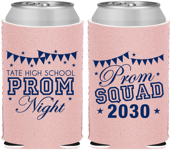 Custom Prom Neoprene Can Coolers - Squad | 50015
