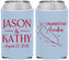 Custom Wedding Neoprene Can Coolers - Aruba | 504