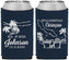 Custom Wedding Neoprene Can Coolers - Curacao | 521