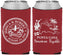 Custom Wedding Neoprene Can Coolers - Domincan Republic | 523