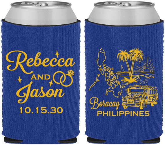 Custom Wedding Neoprene Can Coolers - Philippines | 537