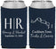 Custom Wedding Neoprene Can Coolers - Turks And Caicos | 546