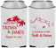 Custom Wedding Neoprene Can Coolers - Turks And Caicos | 547