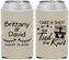 Custom Wedding Neoprene Can Coolers - Take A Shot We Tied The Knot | 553