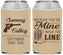 Custom Wedding Neoprene Can Coolers - I Walk The Line | 555