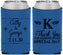 Custom Wedding Neoprene Can Coolers - Monogram | 556