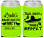 Custom Bachelorette Neoprene Can Coolers - Fiesta Siesta Tequila Repeat | 60003