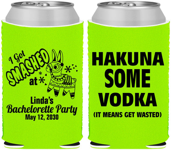 Custom Bachelorette Neoprene Can Coolers - Mexico Fiesta | 60008