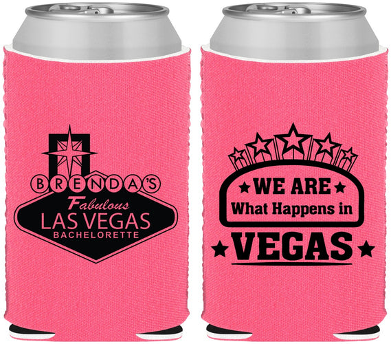 Custom Bachelorette Neoprene Can Coolers - Las Vegas | 60016