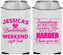 Custom Bachelorette Neoprene Can Coolers - Something Borrowed | 60028