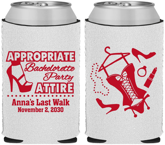 Custom Bachelorette Neoprene Can Coolers - Last Walk | 60032