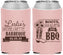 Custom Bachelorette Neoprene Can Coolers - Boots Bouquets Bbq | 60035