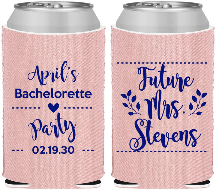 Custom Bachelorette Neoprene Can Coolers - Future Mrs | 60037