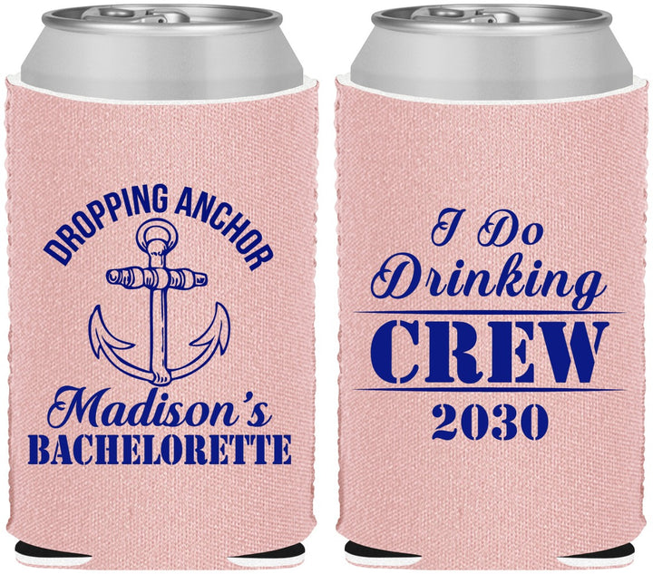 Custom Bachelorette Neoprene Can Coolers - I Do Drinking Team | 60038