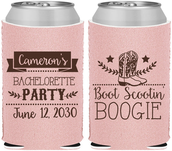 Custom Bachelorette Neoprene Can Coolers - Cowgirl | 60040