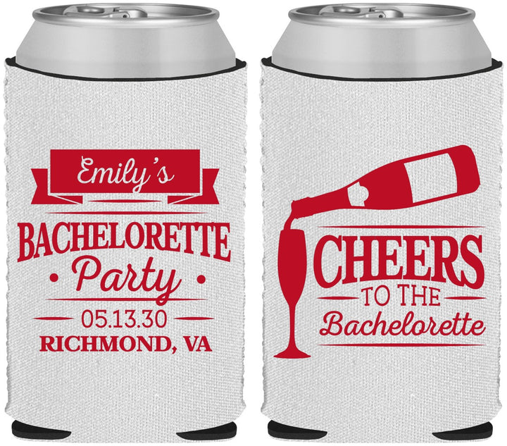 Custom Bachelorette Neoprene Can Coolers - Cheers | 60052